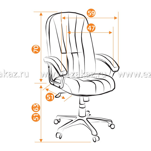 Кресло офисное TetChair СH 888 ткань/сетка фото 12 Кресло офисное TetChair СH 888 ткань/сетка фото 12