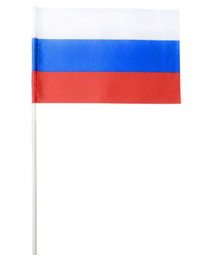 Флаг России с древком 40см